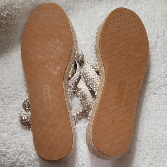 Donald J. Pliner Women's Metallic and White Espadrilles - Picture 3 of 7